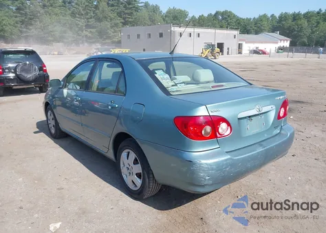 2007 Toyota Corolla Le из США, поврежденный, VIN 2T1BR32E77C763545